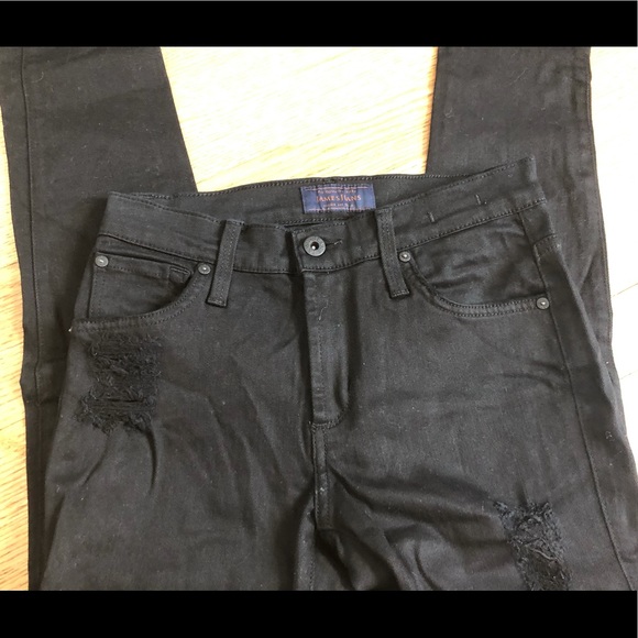 🖤 JAMES JEANS “Twiggy Slate Distressed Jeans”✨EUC - Picture 9 of 16